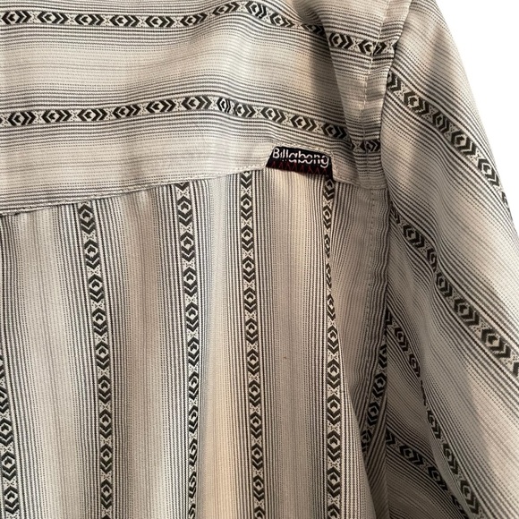 Western Billabong Slim Fit Men’s Pearl Button Shirt-Size Large - Picture 6 of 13